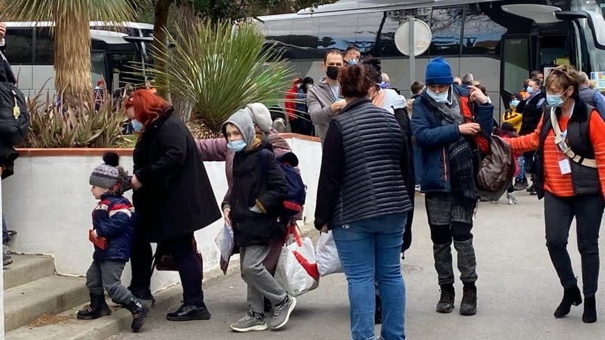 110 réfugiés ukrainiens accueillis à Perpignan