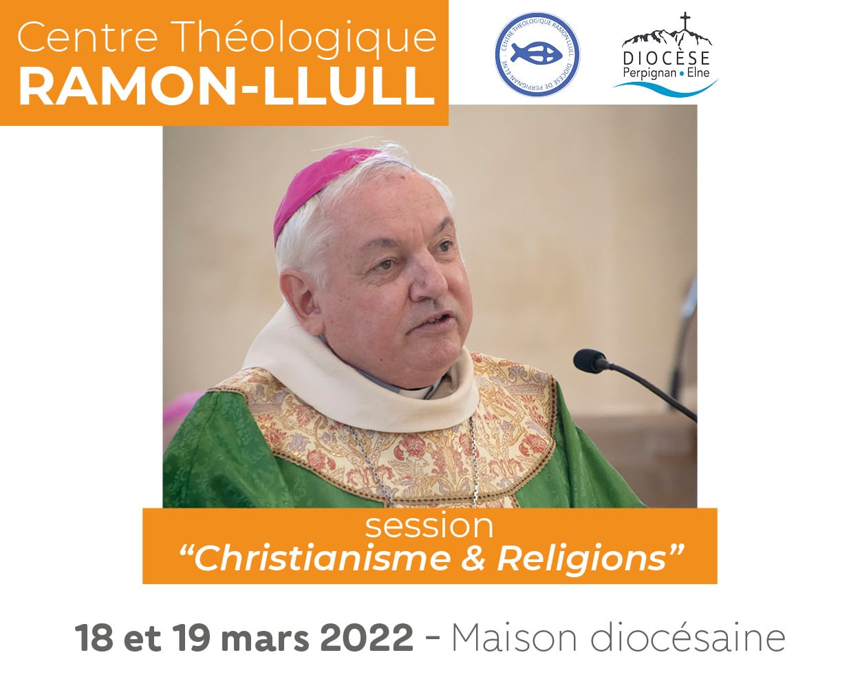 18 et 19 mars : Session "Christianisme et Religions" par Mgr Jean Marc Aveline