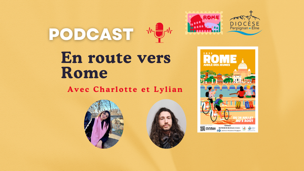 En route vers Rome avec Charlotte et Lylian ! 🎙️