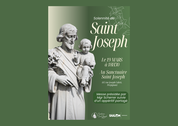 Solennité de Saint Joseph le mercredi 19 Mars 2025